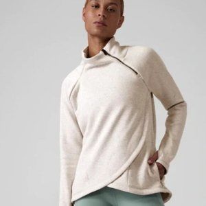 Athleta Cozy Karma Asym Pullover